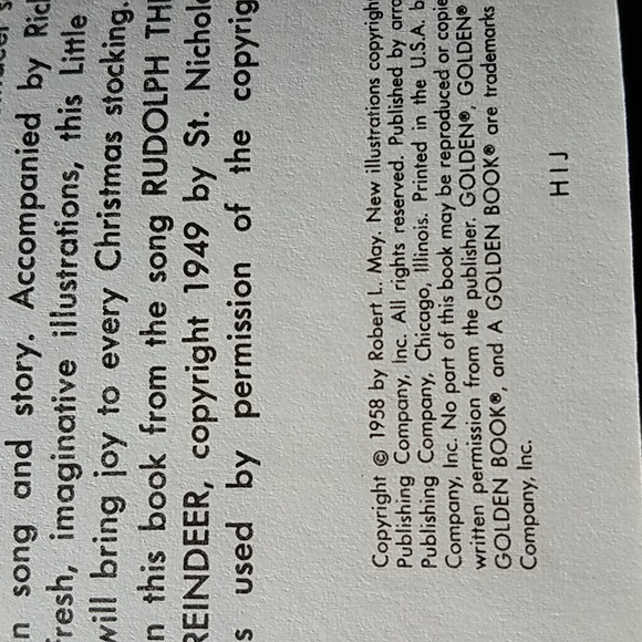 Rudolph the Red-Nosed Reindeer Little Golden Book - Picture 3 of 6